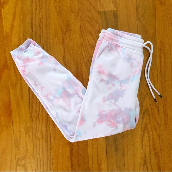Pants - NEW Pink purple blue tie dyed jogger pants S-XL
